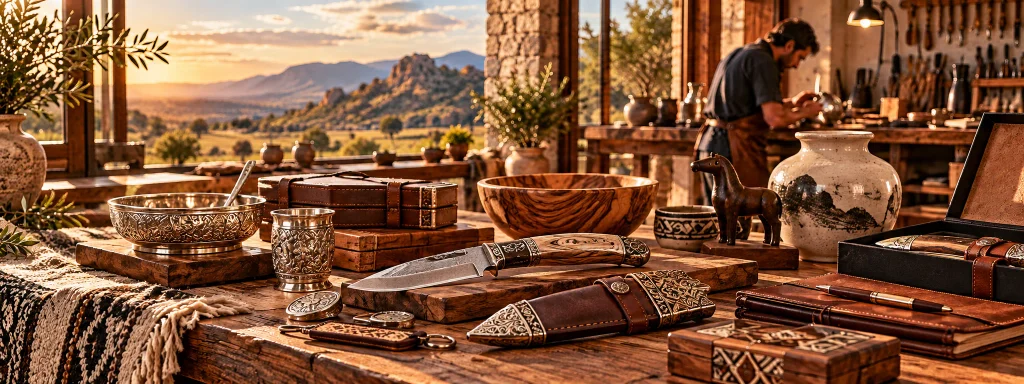 Argentine gifts, design and craftsmanship featuring silverwork, handcrafted knives, woodcraft, leather and decorative artisan objects